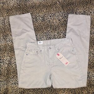 Levi’s 514 Straight Khaki Jean 30x32